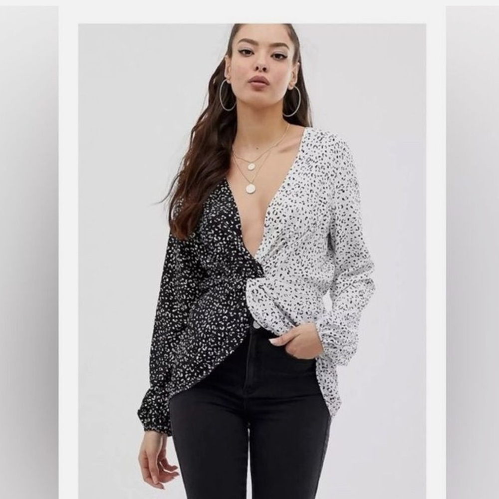 ASOS twist detail blouse